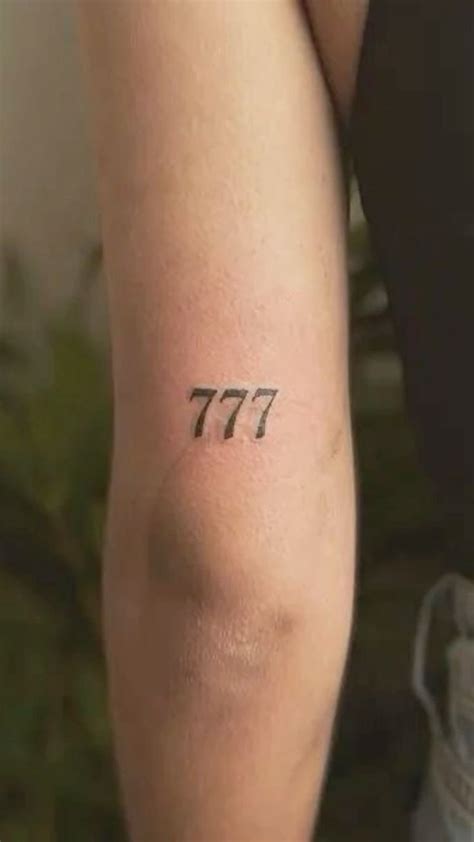 777 tattoo meaning|significance of 777.